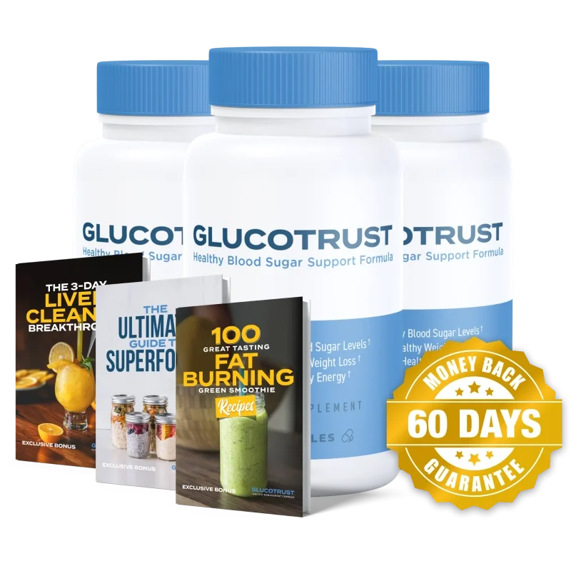 GlucoTrust Blood Sugar Health — 3 Bottle / 90 Day Pack