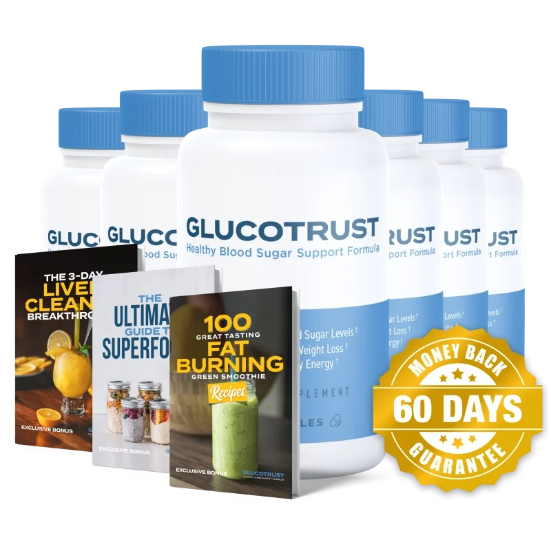GlucoTrust Blood Sugar Health — 6 Bottle / 180 Day Pack